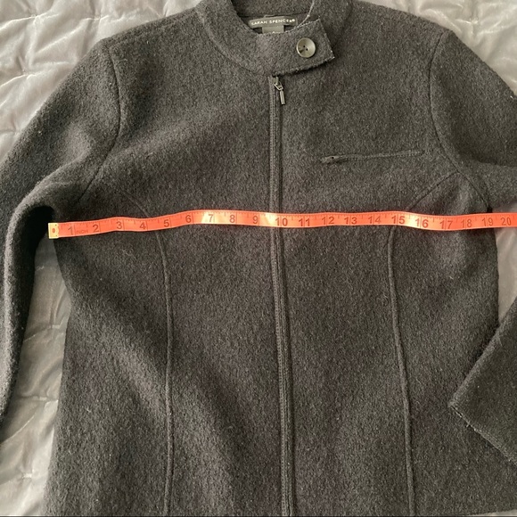 Womens Boiled Wool Jacket - Picture 5 of 7